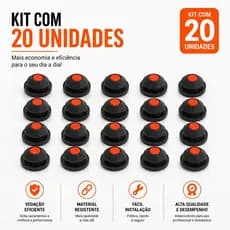 Kit C/ 5,10,15,20  Válvulas De segurança Para Panela De Pressão Modelo Universal Compatível com Várias Marcas