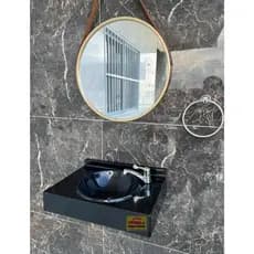 Pia de Banheiro Mármore Sintético/ Lavatório/ Cuba/ Lavabo/ Suspenso