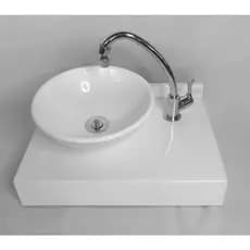 Pia de Banheiro Mármore Sintético/ Lavatório/ Cuba/ Lavabo/ Suspenso
