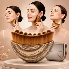 Escova Facial Drenagem Linfatica Reduz Inchaço Zenlart Lifting Rosto