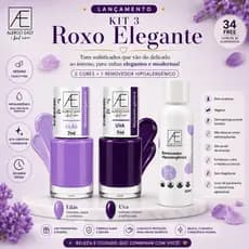 kit 2 esmalte Hipoalergenico + Remolvedor de esmalte alergo Easy