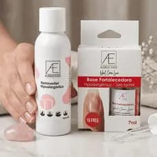 kit Base Fortalecedora + remolvedor de Esmalte Alergo Easy