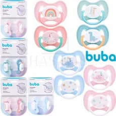 Kit 2 Chupetas Silicone Confort Ultra Soft +0 Meses Tamanho 1 e 2 Recém Nascido Bebe Bico Buba