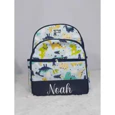 Mochila Infantil Dinossauro Personalizada com Nome | Mochila Escolar Infantil