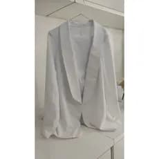 Blazer feminina longo alfaiataria social manga longa