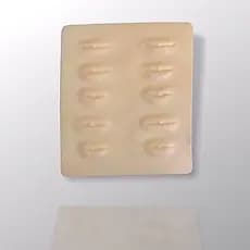Micropigmentação Microblanding Pele Sintética Para Treino de Lábios