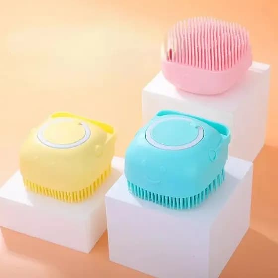 Escova Esponja Massageador Facial Rosto Silicone Limpeza