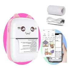 Mini Impressora Térmica Portátil Escolar Bolso Foto Impressora De Impressão Sem Fio Para Android Ios