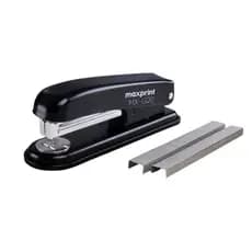 Grampeador metal + 5.000 grampos 26/6 Galvanizados Escritório Escolar