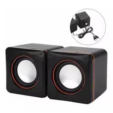 caixa caixinhas de som usb áudio pc e notebook stereo