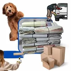 Papel Jornal Fardo 05 kg Pacote Limpo Folhas Gigantes Pet Cachorro Gato Pássaros