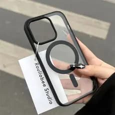 Capinha Case Capa TPU MagSafe Borda Silicone Proteção Câmera Para iPhone 13 14 15 16 17 Air Pro Max  Normal GJ20