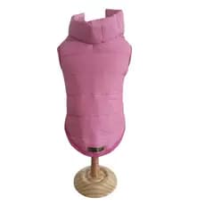 Roupa Pet - Colete Puffer Rose Forrado
