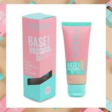Base Líquida Matte Velvet HD 30g – Vegana, Alta Cobertura e Efeito Aveludado - Vizzela
