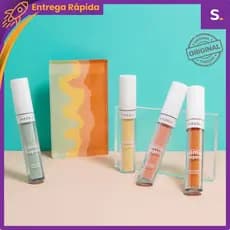 Corretivo Líquido Matte - Camuflagem Verde, Amarelo, Salmão e Laranja - Vizzela