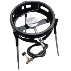 Fogareiro Resistente Gás 4 Caulins Chama Forte Para Disco De Arado Tacho Cozimento Rápido