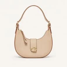 Bolsa  Feminina com duas opções de alca, luxo casual, varias cores, modelo meia lua