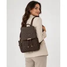 Mochila feminina Monograma, elegante e funcional