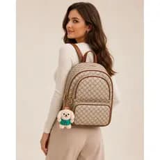 Mochila Feminina Elegante e Compacta com Design Moderno, Bolsos Funcionais, Alças Ajustáveis e Acabamento Sofisticado –