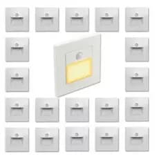 KIT 20 Balizador Lâmpada Luminária Sensor de Movimento Infravermelho LED Sensor Presença PIR - CH234