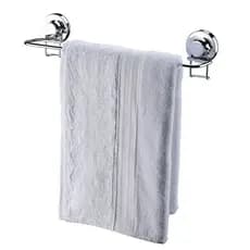 TOALHEIRO PORTA TOALHA COM VENTOSAS EXTRAFORTES 45CM - LINHA PRATICITÀ - Ref. 4009