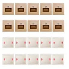Kit 10 Balizador + 10 Caixa 2x2 86x86mm Padrão Europeu Ch251, 266