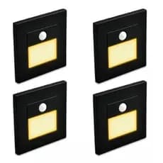 KIT 4 Balizador Lâmpada Luminária Sensor Movimento Infravermelho LED Sensor Presença PIR - CH250