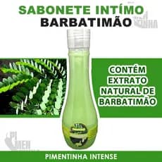 Sabonete Intimo Feminino Barbatimão Líquido 120ml Pimentinha Intense
