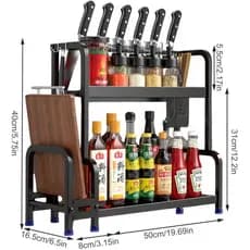 Organizador de Bancada 2 Níveis – Suporte para Temperos