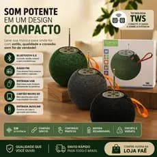 Caixa De Som Bluetooth 5W TWS FM USB SD (Cores Sortidas)