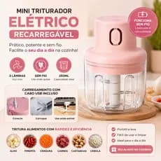 250ML - Mini Triturador Elétrico Recarregável PRO-8812