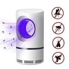 Luminária Mata Mosquito Armadilha Noturna Luz Led -  Bivolt - Pernilongo