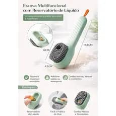 Escova com Dispensador de Sabão integrado - AI-107 - Escova para Tênis - Escova para Limpeza
