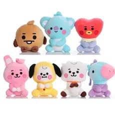 KPOP BTS BT21 Boneca Dos Desenhos Animados Brinquedos de Pelúcia Para Chimmy/Tata/Mang/Estremecido/Cooky/Rj/koya