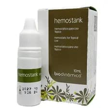 Hemostático Estanca Sangramentos Odonto Podologia Hemostank 10ml Biodinâmica