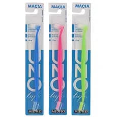 Escova dental monotufo Kit 3 unidades Embaladas Individualmente Blister Unitufo