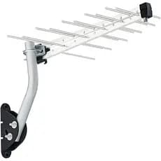 Antena Digital Externa Uhf Full HD14 Dbi Brasforma 4k  + Suporte Fixação Mastro PROMOÇÃO