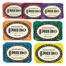 kit sabonete phebo sortido 6 unidades sortidos