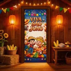 Capa Para Porta Painel de Mesa Festa Junina