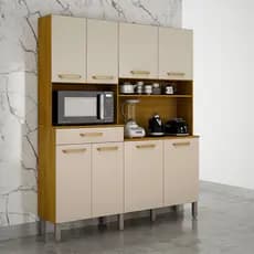 Armário de Cozinha Âmbar 8 Portas 1 Gaveta Mobilihouse