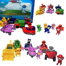 Kit 6 Carrinhos Fricção Patrulha Canina Cachorrinhos Brinquedos Infantil