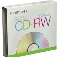 Mini Cd-rw Regravavel Memorex 210MB 4x 5 Pcs