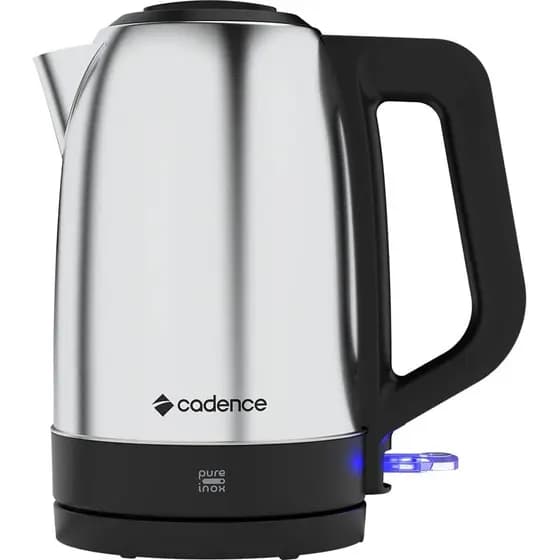 Chaleira Elétrica Cadence Pure Inox CEL810 1,7 Litros Anti DryLuz Indicadora Base Antiderrapante 110