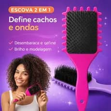 Escova 2em1 Define Cachos e Ondas - Finalização perfeita