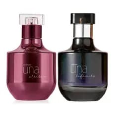 KIT Perfume Natura UNA 75ml - 2 Unidades - Una Artisan, Infinito, Blush, Celebrar, Somos, Sense, Tradicional