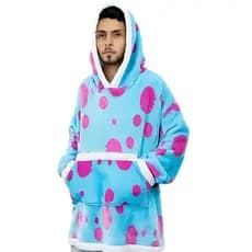 Sulley Cobertor Com Mangas Hoodie Juvenil