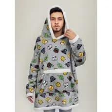 Star Wars Cobertor Com Mangas Hoodie Juvenil Macio