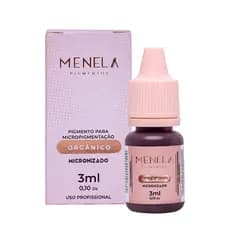 Pigmento Menela Mr. Coffee (Castanho Médio) 3ml - Orgânico Micropigmentação Sobrancelhas