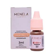 Pigmento Menela Mr. Boss (Castanho Claro) 3ml - Inorgânico Micropigmentação Sobrancelhas