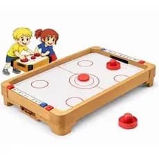 Mini Jogo Hockey Mesa Infantil Diversao Garantida Jogo Ar Ventilador Eletrico
